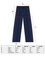 Velour Sweatpants - Navy